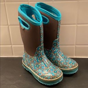 Girls Bogs mud boots winter boots rain boots